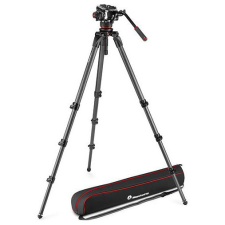 Manfrotto 504x fluid videó fej 536 karbon szimpla lábú állvánnyal (MVK504XCTALL) fotó állvány