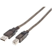 MANHATTAN 152389 USB kábel 15 M USB 2.0 USB A USB B Fekete (152389) kábel és adapter