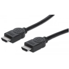 MANHATTAN 323222 High Speed HDMI Ethernet-tel (3m) fekete kábel és adapter