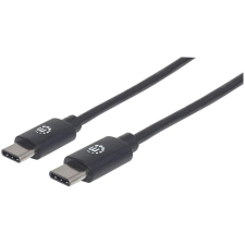 MANHATTAN 353342 USB kábel 1 M USB 2.0 USB C Fekete (353342) kábel és adapter