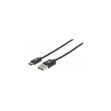 MANHATTAN 354912 USB kábel 0,5 M USB 2.0 USB C USB A Fekete (354912) kábel és adapter