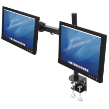 MANHATTAN Fali/asztali állvány - Dupla karos, 2db monitor részére (max.VESA:100x100, fekete) hűtés, fűtés szerelvény