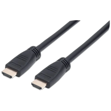 MANHATTAN HDMI 2.0 Ethernet ARC 4K Összekötő Fekete 10m 353977 kábel és adapter