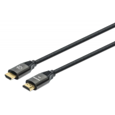 MANHATTAN HDMI - HDMI kábel 1m - Fekete kábel és adapter