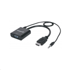 MANHATTAN HDMI -> VGA + Audio átalakító kábel (151559) (manhattan-151559) - HDMI kábel és adapter