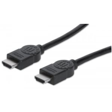 MANHATTAN - High Speed HDMI Ethernet-tel 2m fekete kábel és adapter