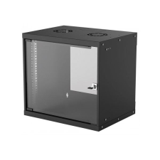 MANHATTAN Intellinet 9U 19" fali Rack szekrény 540x400mm fekete (714174) (714174) asztali számítógép kellék