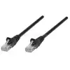 MANHATTAN Kábel - U/UTP Patch (RJ45 to RJ45, Cat6, 1m, fekete, réz) (MANHATTAN_738330)