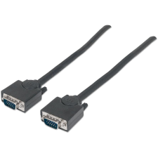 MANHATTAN SVGA Kabel HD15 St/St 1.8m schwarz (311731) kábel és adapter