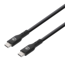 MANHATTAN USB-A USB-C Összekötő Fekete 0.5m 354899 kábel és adapter
