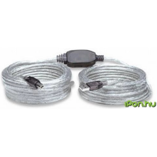 MANHATTAN USB Összekötő Ezüst 11m 510424 kábel és adapter