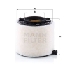 MANN FILTER C 17 010 Levegőszűrő, C17010