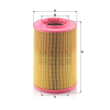 MANN FILTER C 17 201/3 Levegőszűrő, C17201/3