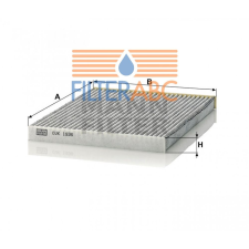 MANN FILTER CUK1936 aktívszenes pollenszűrő pollenszűrő