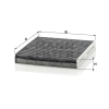 MANN FILTER CUK2440 aktívszenes pollenszűrő