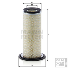 MANN-FILTER levegőszűrő C11004 levegőszűrő