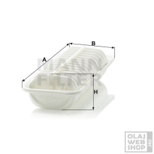 MANN-FILTER levegőszűrő C2715 levegőszűrő