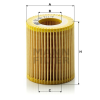 MANN FILTER MANN FILTER HU 711/4 x Olajszűrő, HU711/4X