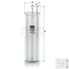 MANN-FILTER üzemanyagszűrő WK 8058 üzemanyagszűrő