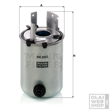 MANN-FILTER üzemanyagszűrő WK 9083 üzemanyagszűrő