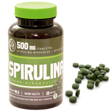MannaVita SPIRULINA tabletta 500mg étrend-kiegészítő, 180db (3 db) vitamin és táplálékkiegészítő