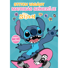 Manó Könyvek Disney - Stitch vagány matricás színezője - színező és foglalkoztató kreatív és készségfejlesztő