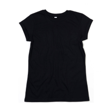 Mantis Női csapott ujjú organikus póló Mantis Women&#039;s Organic Roll Sleeve T XS, Fekete női póló