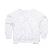 Mantis Női hosszú ujjú pulóver Mantis Women&#039;s Favourite Sweatshirt M, Fehér női pulóver, kardigán