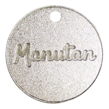 Manutan alumínium zseton, átmérője 30 mm, számozott 001 - 100