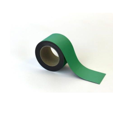 Manutan mágnesszalag polcállványokra, 10 m, zöld, szélessége 70 mm bútor