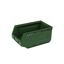 Manutan műanyag doboz 16,5 x 20,7 x 34,5 cm, zöld kerti tárolás