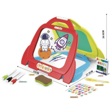 Manyuk Toys 4 az 1-ben rajztábla kiegészítőkkel - 14 db-os kreatív és készségfejlesztő
