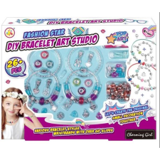 Manyuk Toys Csináld magad karkötő készítő szett charmokkal (868-77) (M868-77) szépségszalon