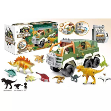 Manyuk Toys Dinó játékszett járgánnyal - 35 cm játékfigura