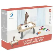 Manyuk Toys Dinós vetítő rajzasztal tollakkal, 48 ábrával kreatív és készségfejlesztő