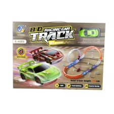 Manyuk Toys Elektromos versenyautó pálya tölthető autóval autópálya és játékautó