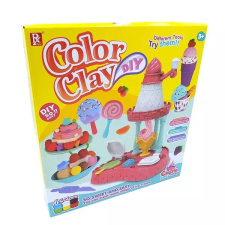 Manyuk Toys Fagylaltozó gyurmaszett kastély formájú gyurmanyomóval kreatív és készségfejlesztő