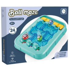 Manyuk Toys Golyó labirintus logikai játék 24 nehézségi fokozat (920-6) (920-6) társasjáték