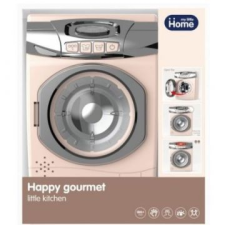 Manyuk Toys Happy Gourmet: Játék mosógép - bézs (A1001-1) (A1001-1) házimunka