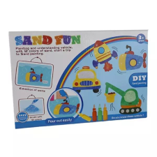 Manyuk Toys Homokfestő készlet - Közlekedés kreatív és készségfejlesztő