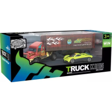 Manyuk Toys Kamion autókatapult kisautókkal autópálya és játékautó