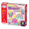 Manyuk Toys Sötétben világító homok üvegdísz készlet: Varázslat - 4 db-os