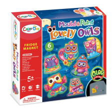Manyuk Toys Sötétben világító hűtőmágneskészítő szett - Baglyok (8546) (8546) kreatív és készségfejlesztő
