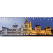 Mapcards.net s.r.o. Mapcards 3D vonalzó 14cm, Budapest, Parlament vonalzó