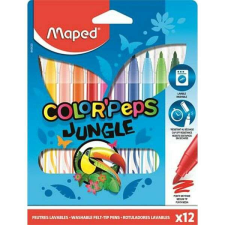 MAPED 12 db-os filctoll készlet - Jungle filctoll, marker