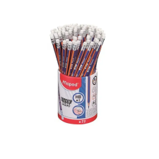 MAPED Black Peps Navy Háromszögletű HB Grafitceruza radírral (72 db/csomag) ceruza