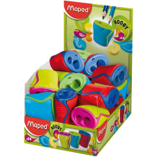 MAPED Boogy kétlyukú hegyező display - Vegyes színek 24 db (062211) hegyező