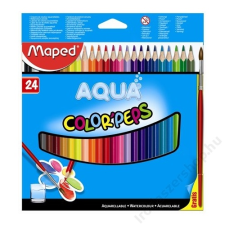 MAPED Color Peps akvarell ceruza készlet, ecsettel, 24 különböző szín színes ceruza