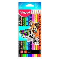  MAPED_ Color Peps Animal színes ceruza készlet - 12 db-os színes ceruza