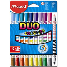 MAPED Color'Peps Duo Filctoll készlet - Vegyes színek (10db) (847010) filctoll, marker